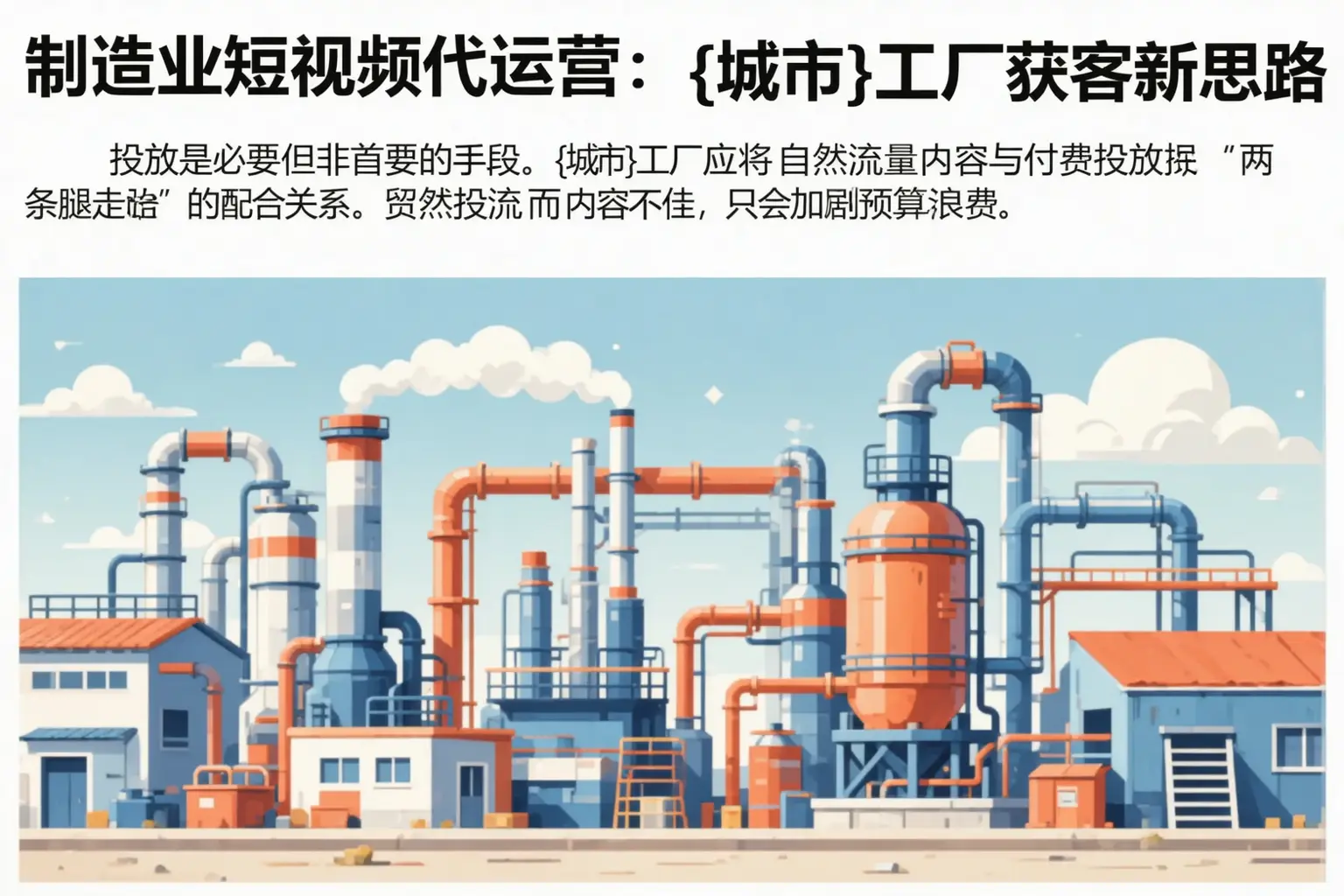 制造业短视频代运营：台山工厂获客新思路